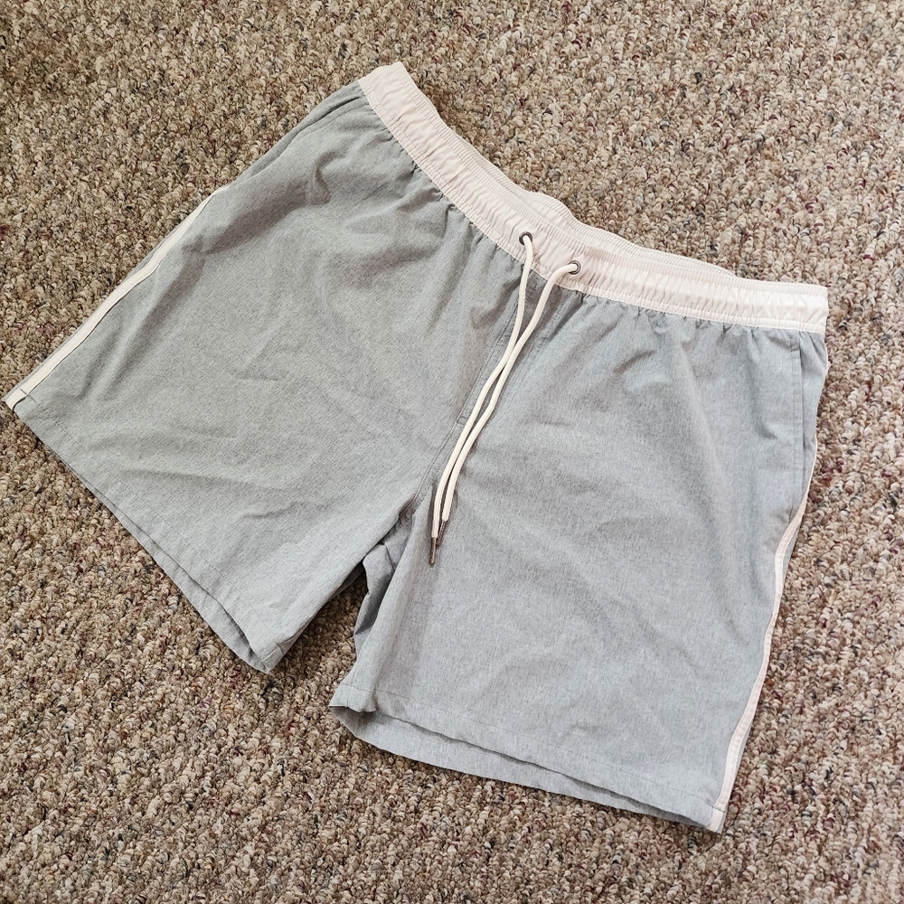 Goodfellow & Co. Elastic Waist Shorts Pockets Men's XL Grey Active Lightweight